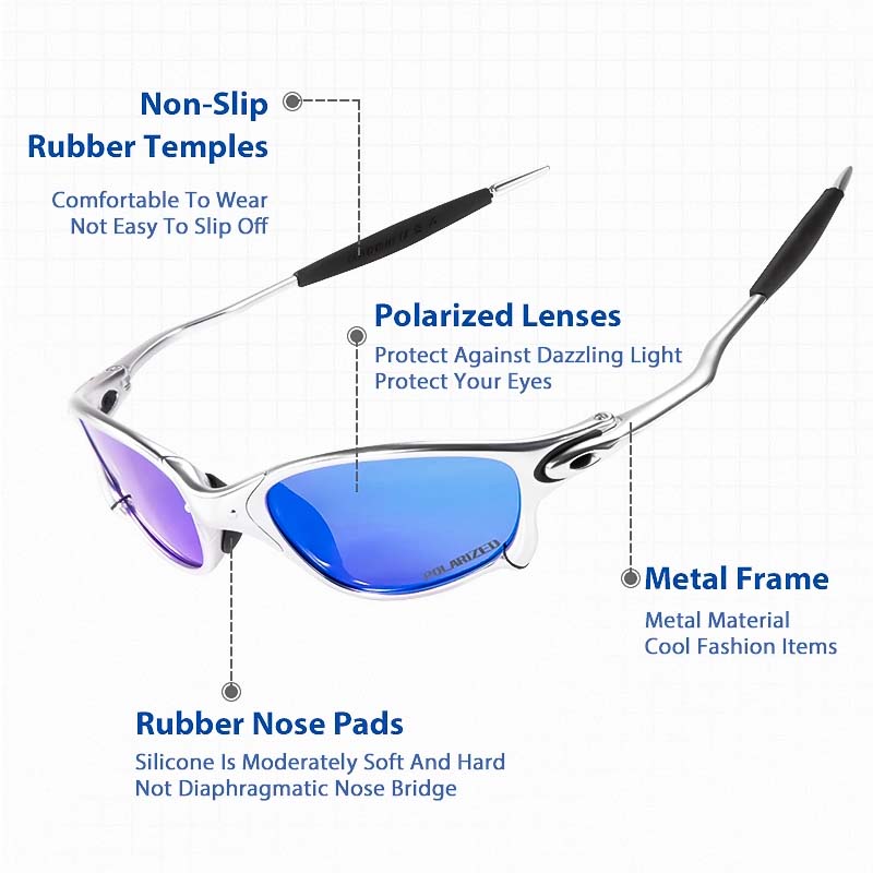 ZephyrEdge Sunglasses With Polarized Lenses And UV400 Protection